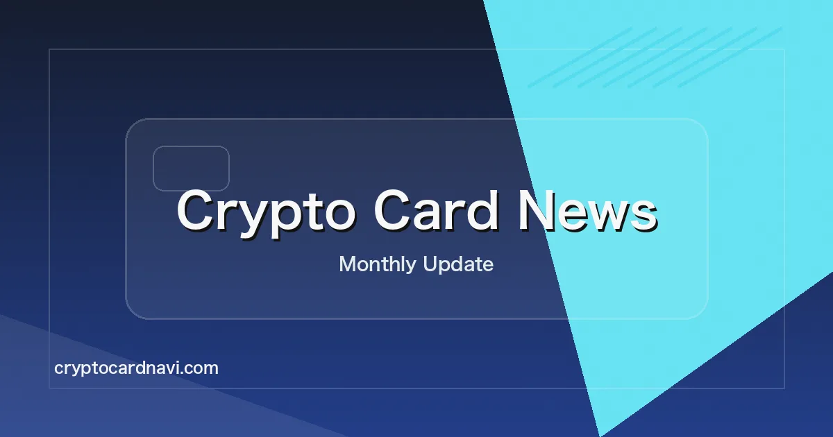 Crypto card news June 2026